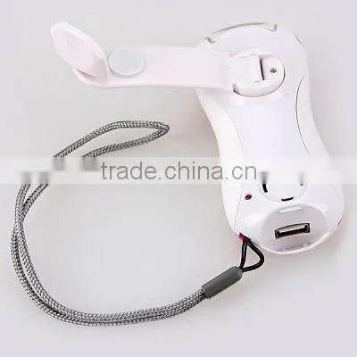 rechargeable plastic led flashlight dynamo flashlight