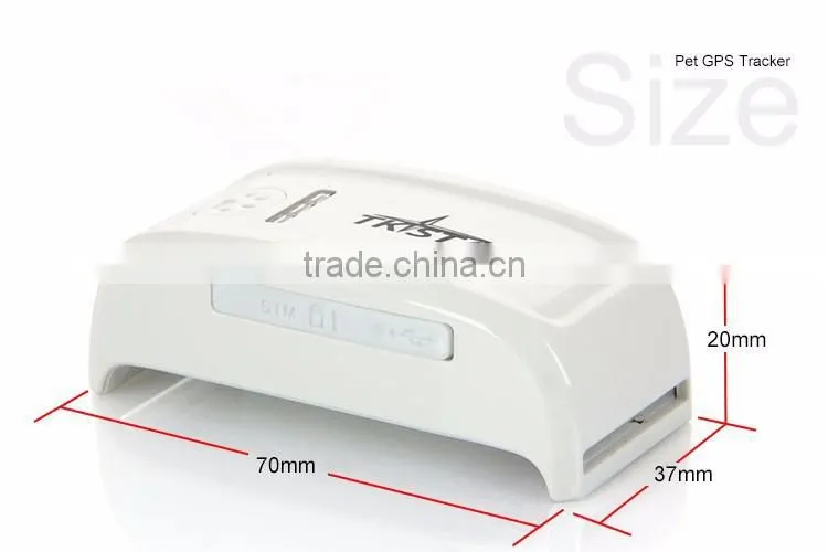 Mini DIY pet dog collars gps tracker GSM/GPRS position locator