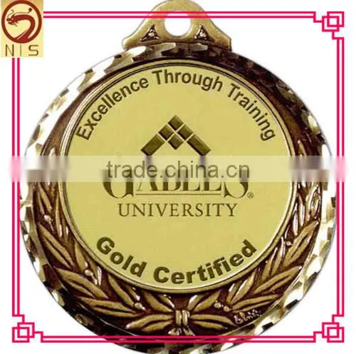 high quality soft enamel custom college medal