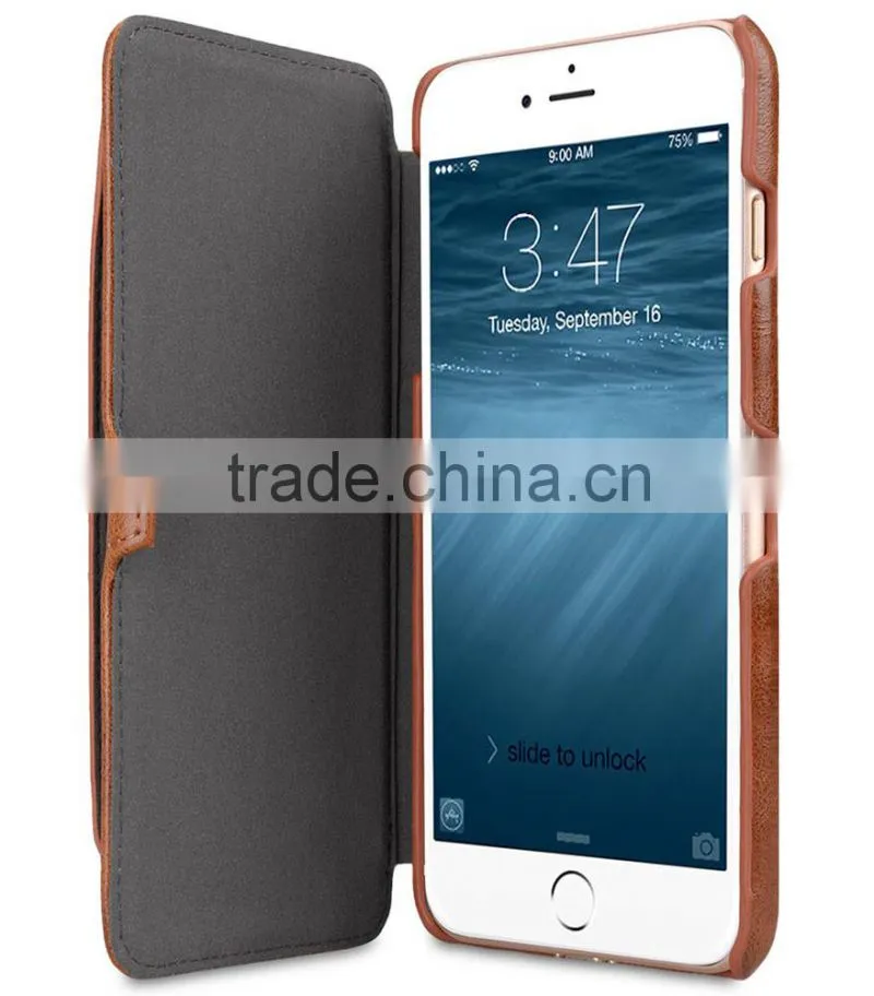 Newly Brown Pocket Book Type PU Leather Case for Apple iPhone 7 Plus(5.5")