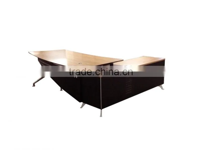 2015 new design wooden office table special shape models modern executive office desks