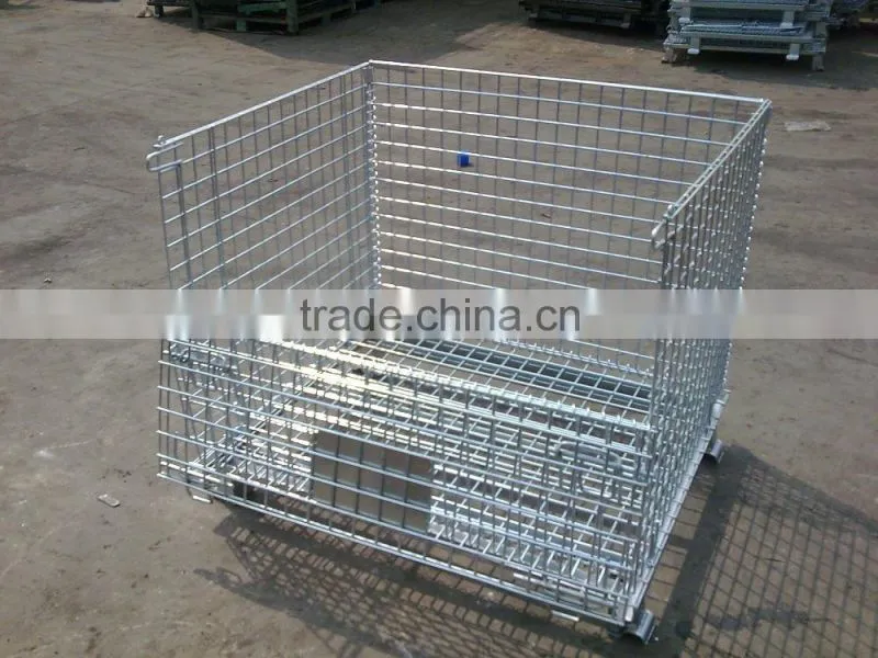 steel storage cage with wheels