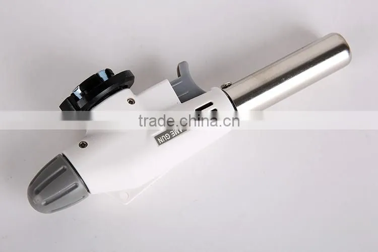 Butane Gas Torch Flame Gun Auto Ignition Blow Jet Burner Lighter Welding Burning Iron Heating BBQ Blowtorch Cooking Soldering