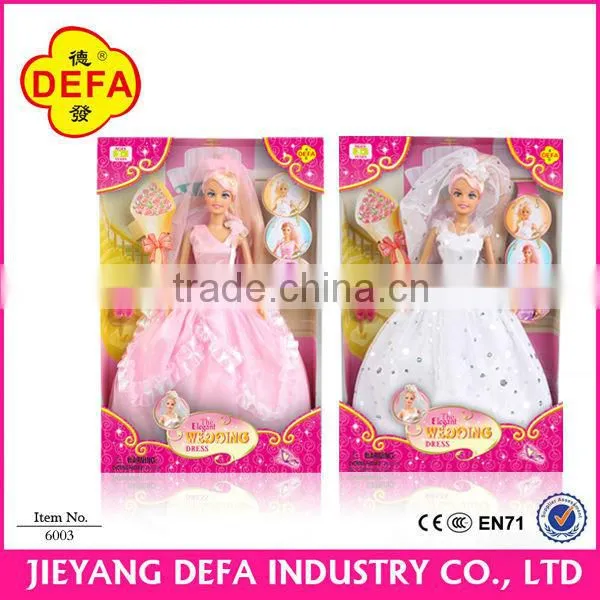 Beautiful doll clothes for girl dolls/dolls for kids/wedding dress