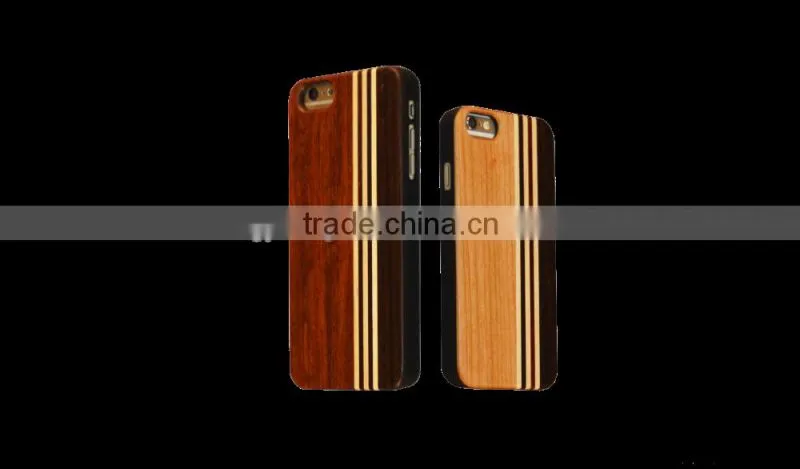 MOBILE PHONE CASE CUSTOMIZED in natural solid wood finish