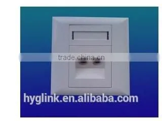 Fiber optic parts of 2 port SC FTTH fiber optic socket panel