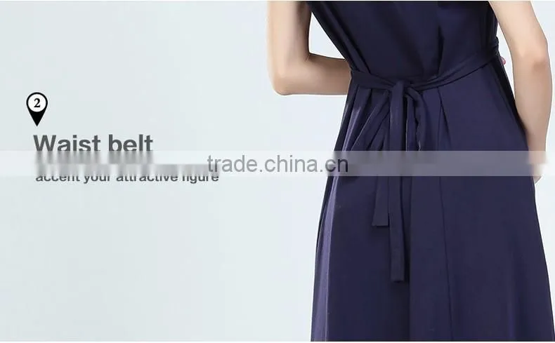 Long breastfeeding dress maternity clothes Fashionable
