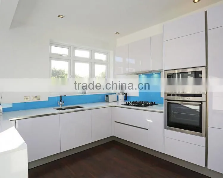White and blue kitchen furniture turkey afforbable ktichen cabinet