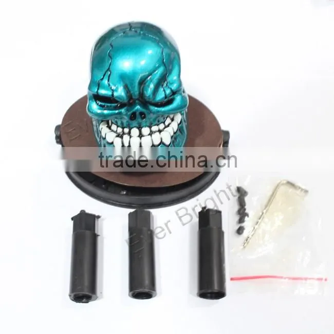 For car gear knob universal crystal Skull Bone Gear Shift Knob