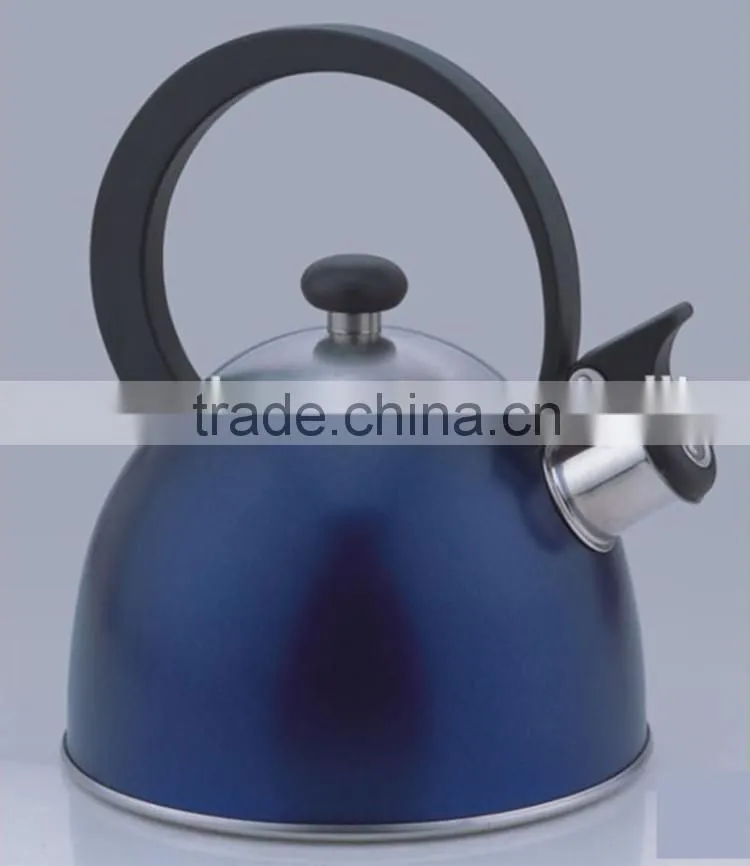 Hot sale 2.5L color coating induction stainless steel tea water kettle