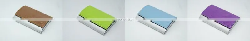 Credit card protector leather card holder blocking RFID function