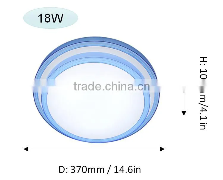 Surface mount round led ceiling lamp fixture / Modern ceiling led / Intelligent dimming led ceiling light