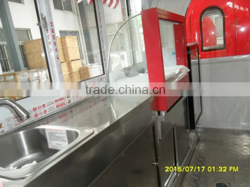 BBQ hot dog carts/french fry cart/food trolley cart for sale