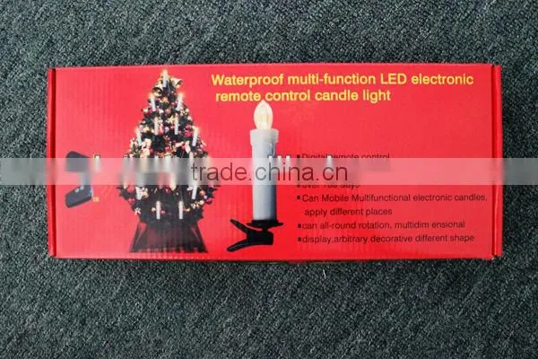 high quality battery remote control color changing led candle
