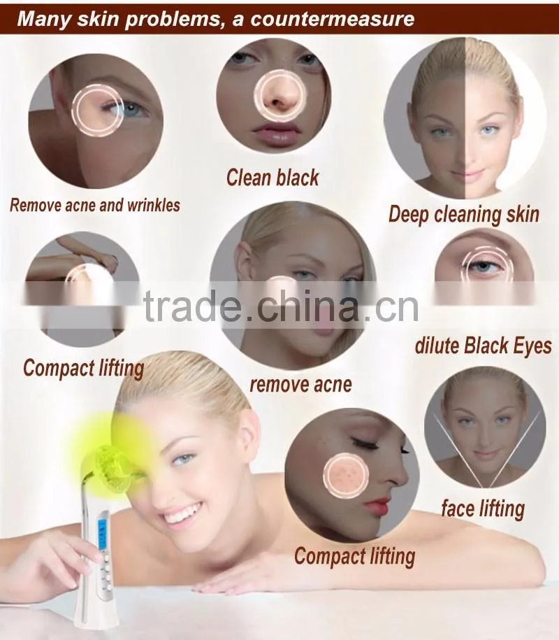 EYCO skin care machines ultrasonic light therapy for wrinkles multifunction beauty device