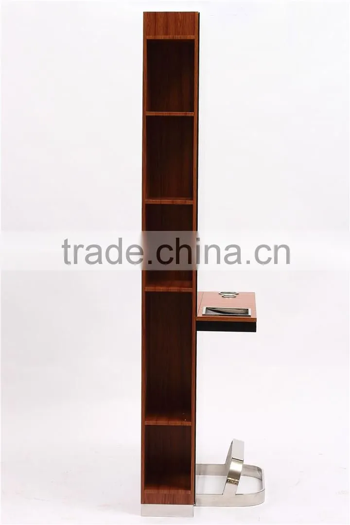 Salon furniture salon mirror station with stainless steel frame