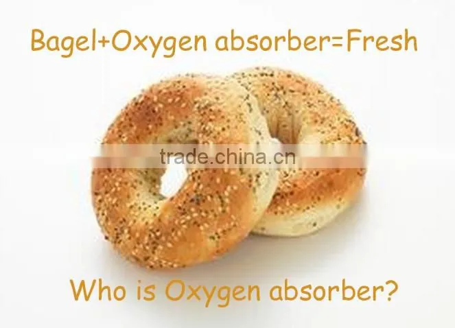 High quality desiccator food grade oxygen absorber/oxygen scavenger for bagel and muffin