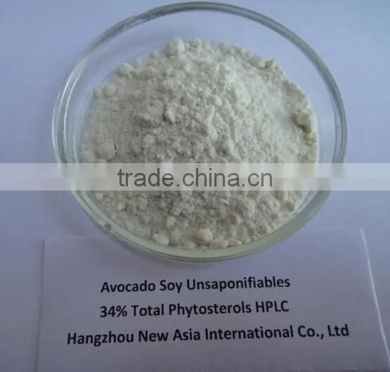 100% Pure Avocado Soybean Unsaponifiables(ASU) standardized avocado extract 34% Total Phytosterols HPLC