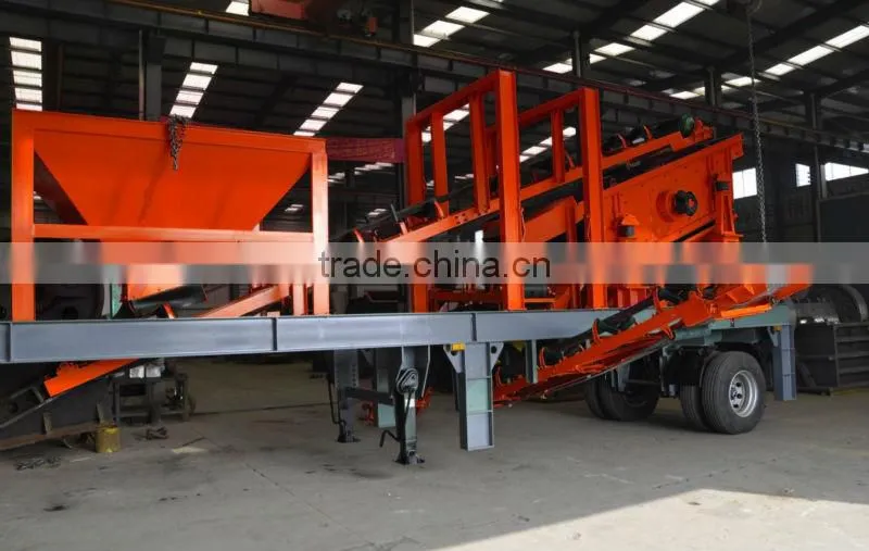 Movable Crushing Machine, Impact Crusher, Cone Crusher