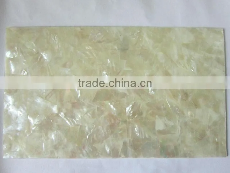 multi layers thick irregular white lip mop shell veneer