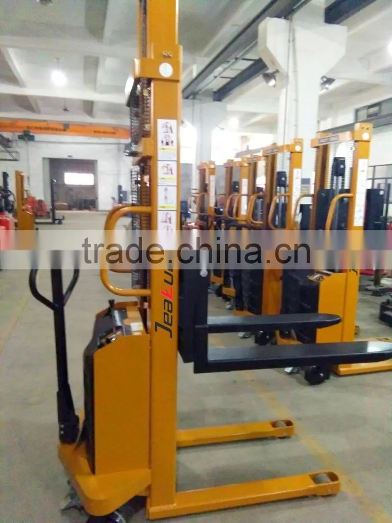 semi electric stacker capacity 2 ton