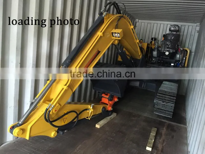 EVERUN brand new full hydraulic 7 ton Crawler excavator 4WD