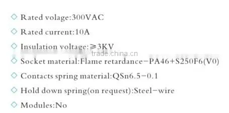 HEIGHT Hot Sale RX78755 Relay Socket /8 pin Relay Socket/general relay socket with High Quality Factory Price
