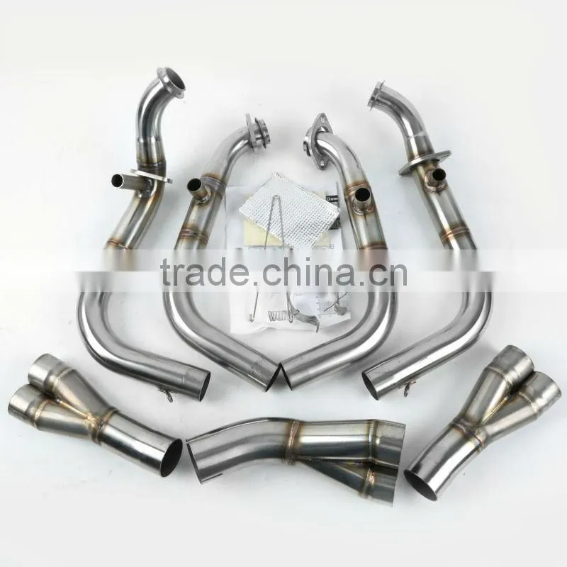 For KAWASAKI ZX-10R 2008-2010 Motorcycle Exhaust Pipe LASER Delta slip-on muffler