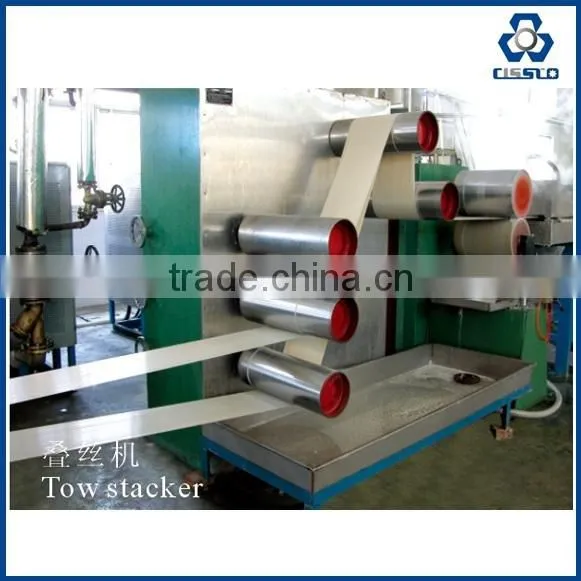 Two steps line psf fiber production line
