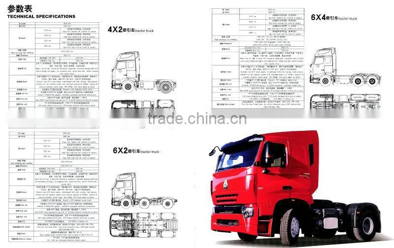 sinotruk howo 6x4 tractor truck for sale