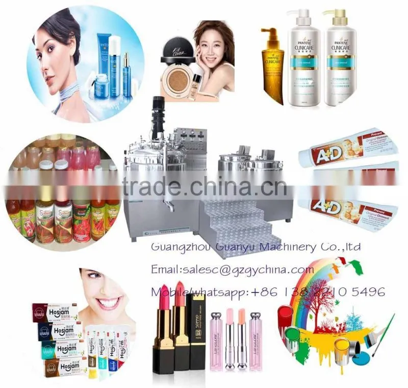 CE cerfiticated good quality steam vacuum emulsifying mixer for cosmetics making