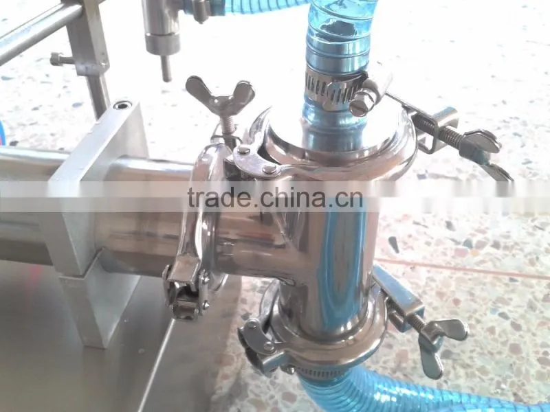 Hot sale semi automatic single head liquid filling machine for oil,perfume,mineral water,juice,soy milk G1WY