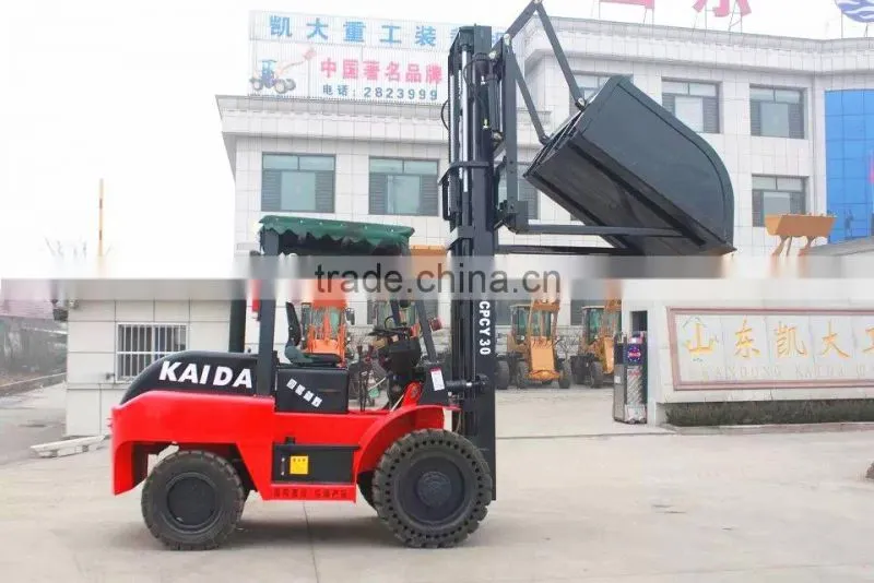 New small 4000kg CPCY40 diesel forklift/off road forklift