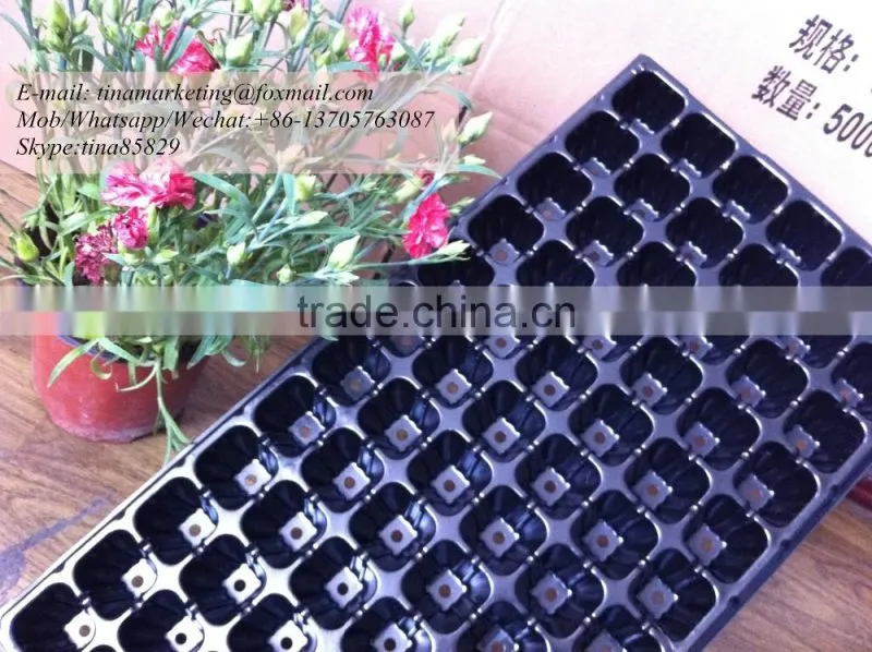 Custom PS Plastic Type and Nursery Seedling Germination Tray & Gardenning Plastic Plant Seed Starting Tray