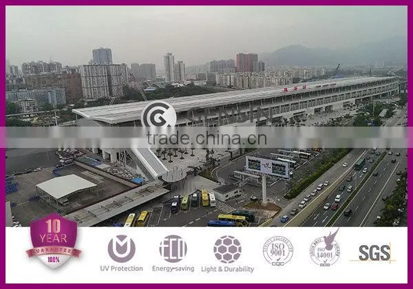 Zhejiang Haining 10-year warranty 16mm 7-wall diamond structure locking polycarbonate hollow sheet 1040mm