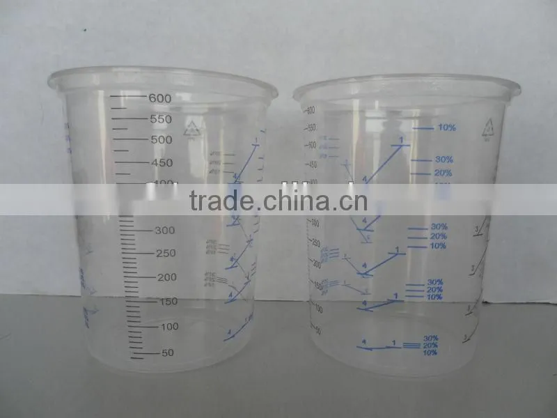 600cc poly cup for paint mixing