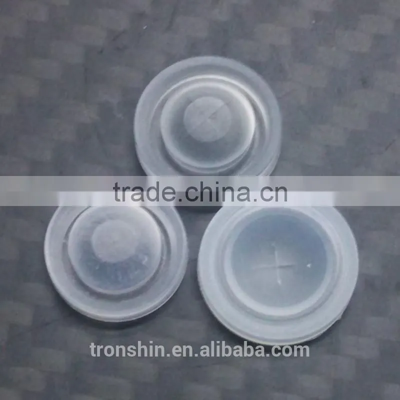 clear silicone valve for food products