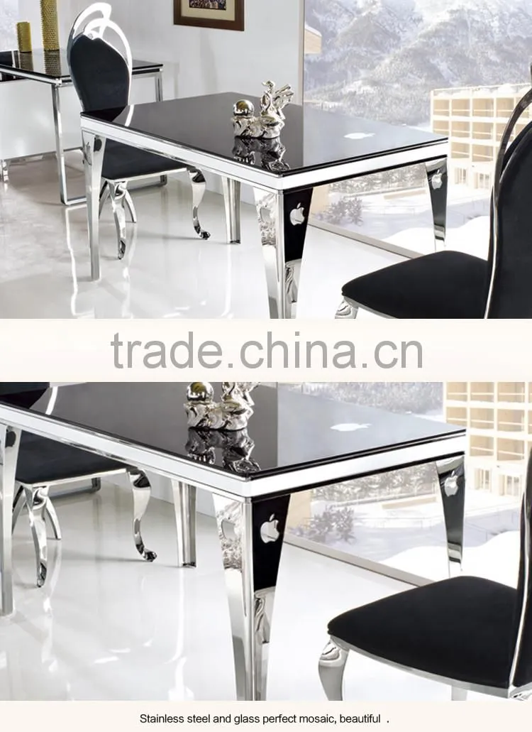 Modern Hotel Furniture Glass Kitchen Table with Low Price TH299