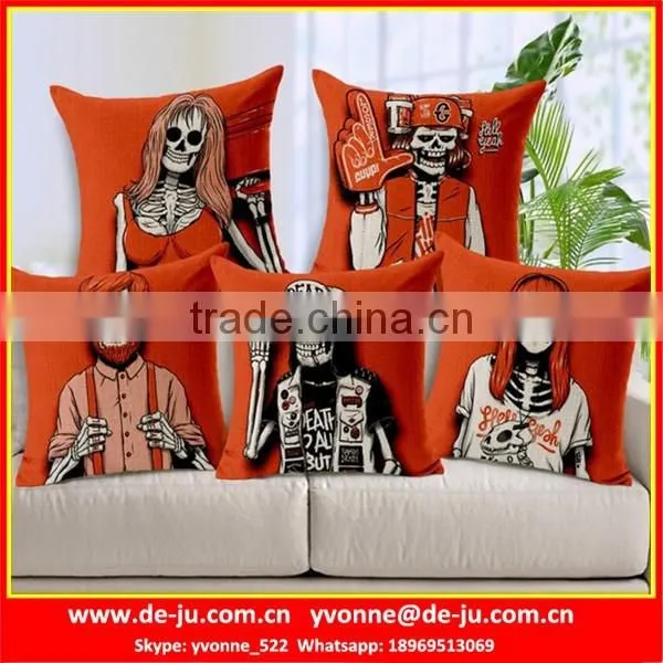 Triptych Flowers Handcrafted Cushion Cover