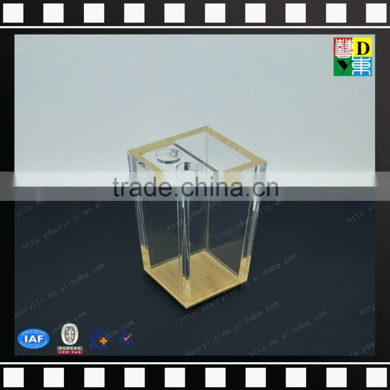 new arrival acrylic cup custom design acrylic dispenser fashion design acrylic hotel supplies made in China wholesale