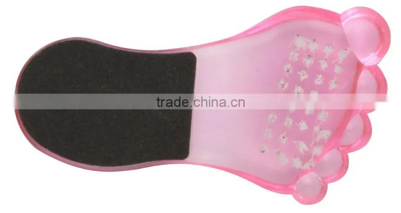 Sandpaper foot smoother with foot shape,foot smoother,pedicure foot file