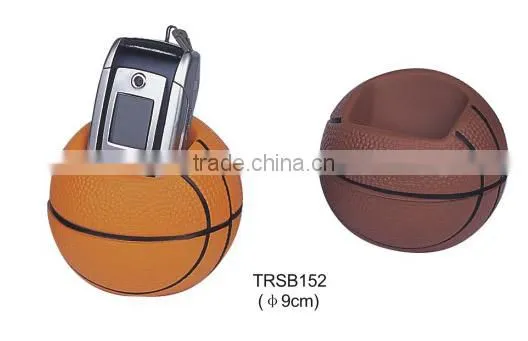 Customized PU Basketball mobile cell phone holder