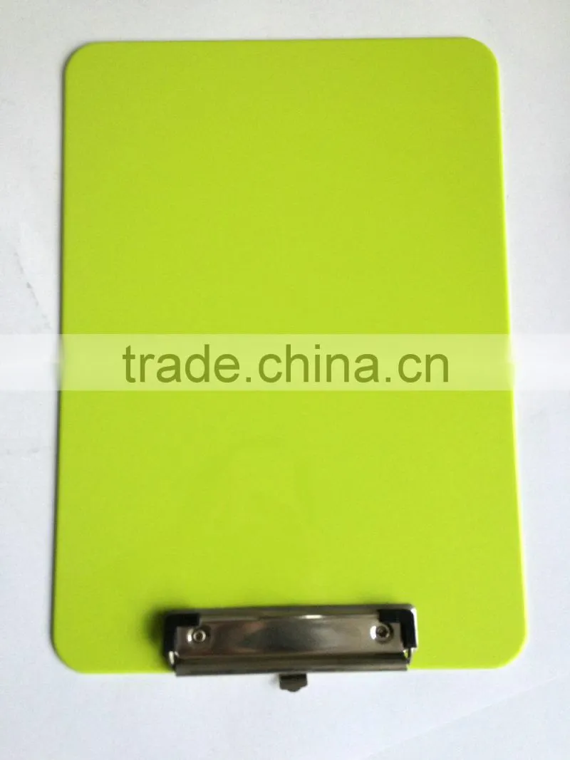A4 PS green office clipboard,