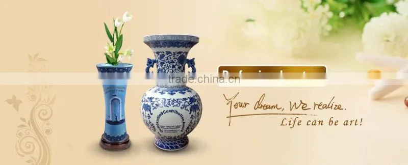 Home goods decorative chinese antique porcelain ceramic flower vase