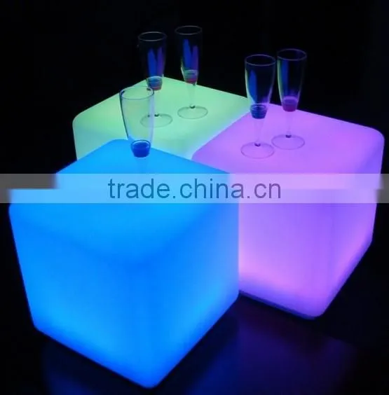 Rechargeable RGB Led Cube Chair/3d Led Cube/Led Cube