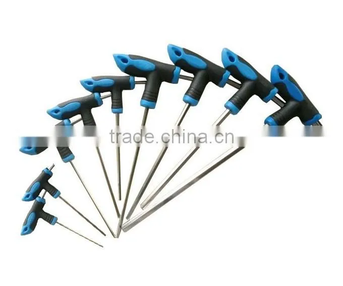 9PCS Durable Reinforced Toughen Metric Ball Ended Hex Allen Key Wrench Set