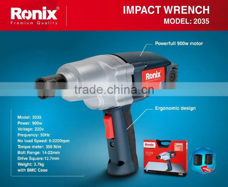 RONIX POWER TOOLS IMPACT WRENCH 1/2'' 900W MODEL 2035