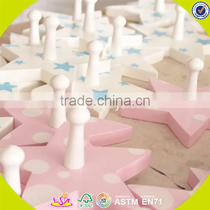 wholesale bird shape kids wooden wall coat hook high quality children wooden wall hook W09B019