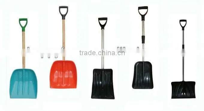 plastic snow shovels with steel tube