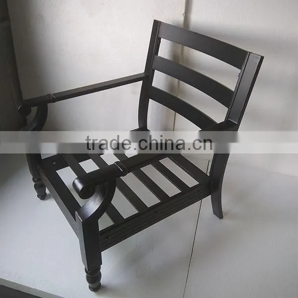 Garden Cheap Black Cast Aluminum Patio Chairs